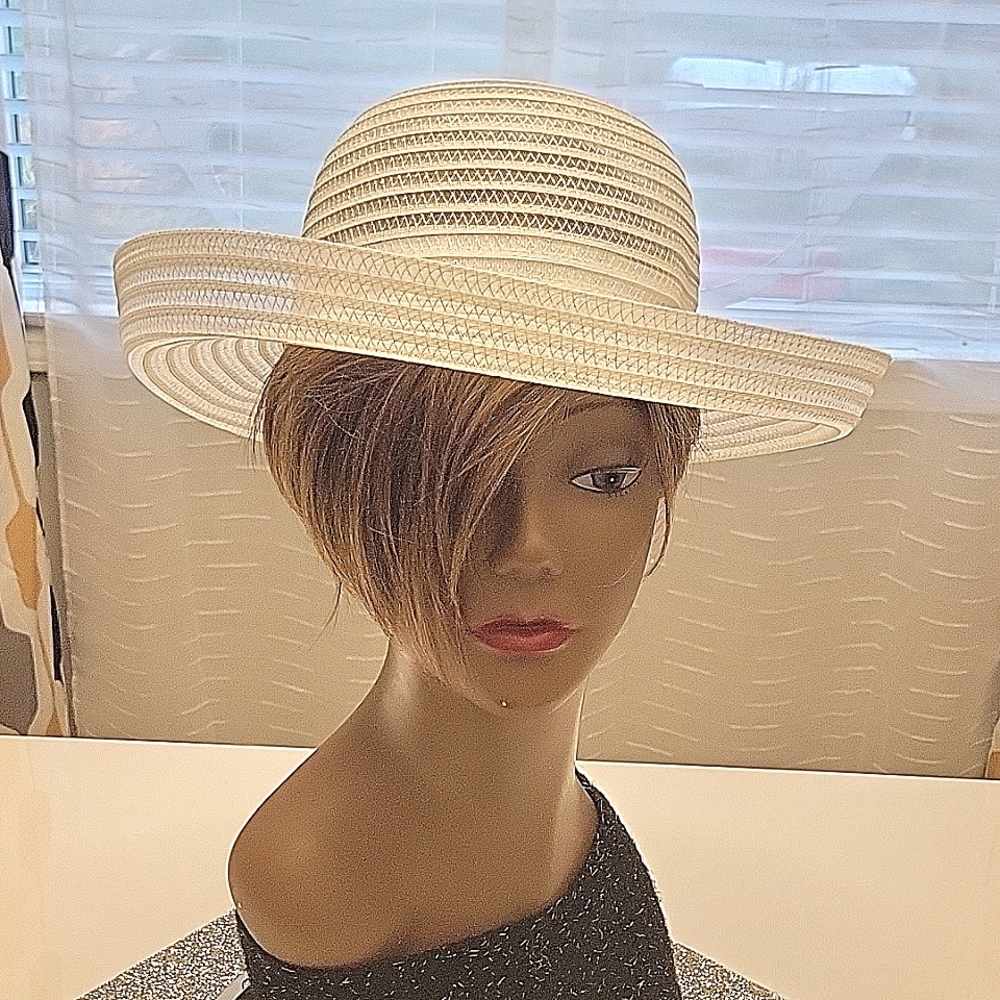 White & Sparkly Transparent Hat